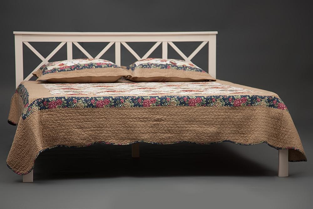 Кровать деревянная Secret De Maison Francesca дерево, 160*200 см, white (белый)